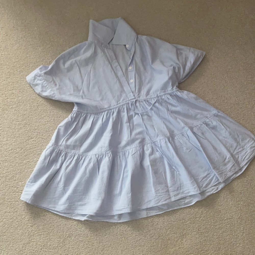 Zara baby blue dress